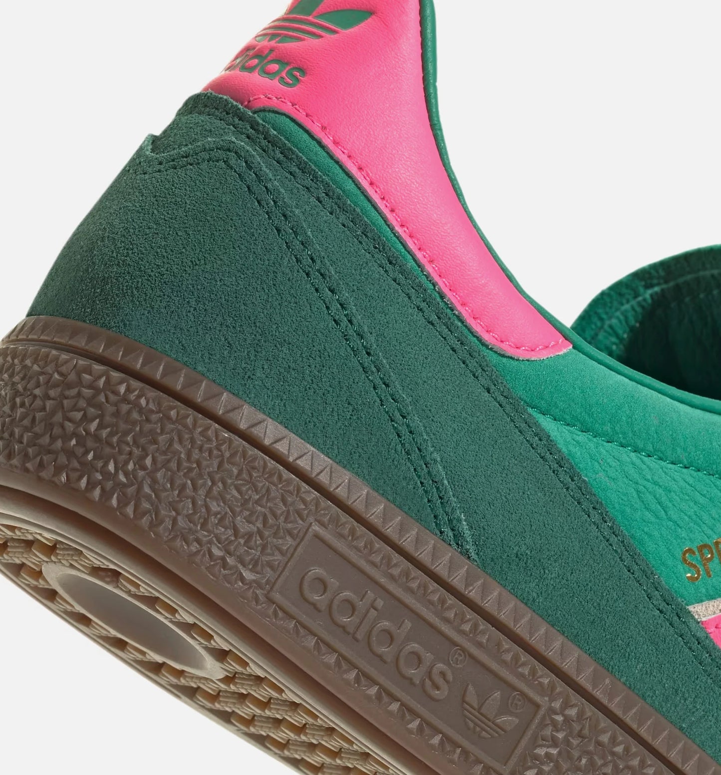 Handball Spezial Womens Lifestyle Shoe Court Green Lucid Pink Off White