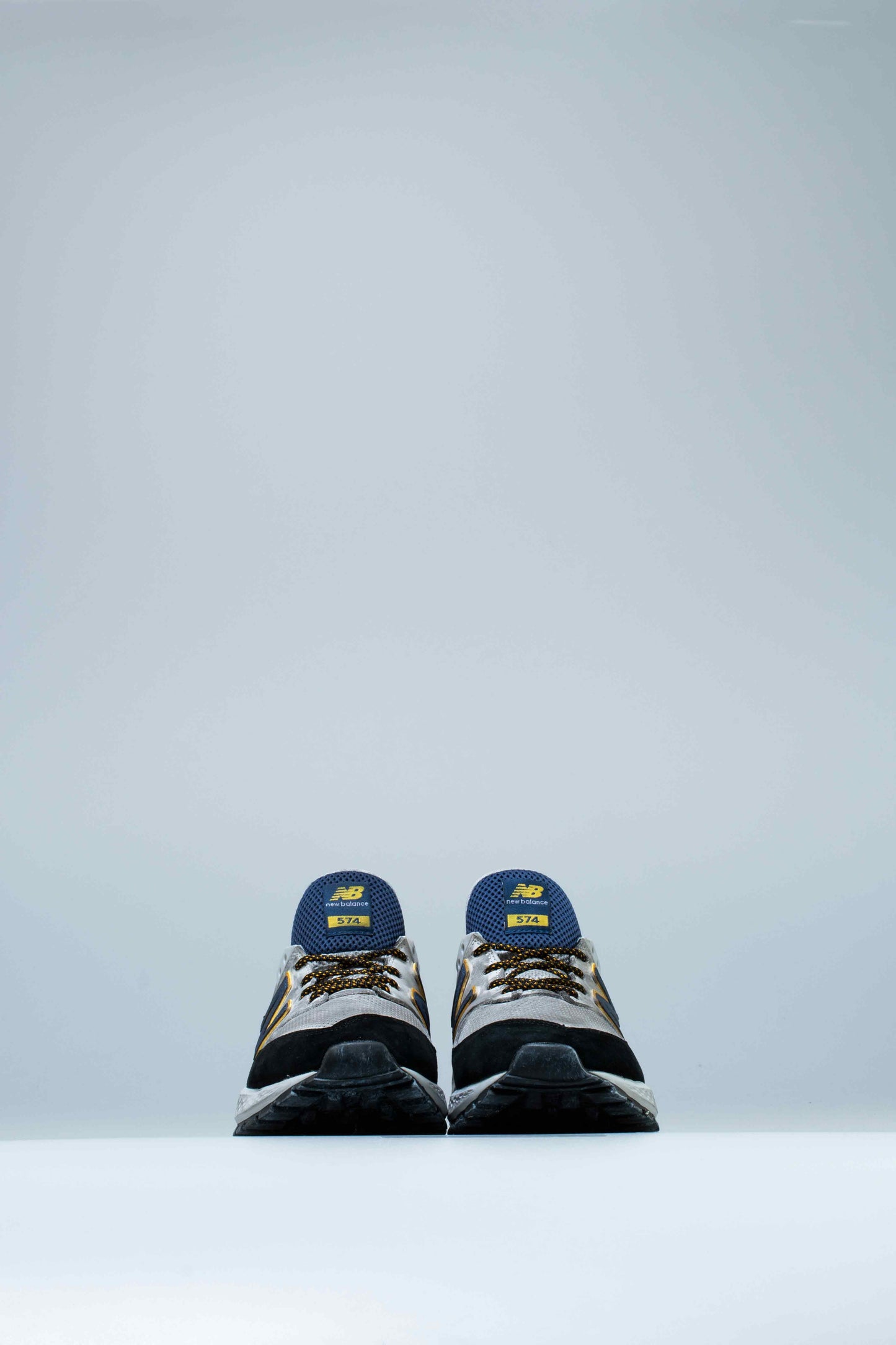 574 Sport Mens Shoe Gray Navy