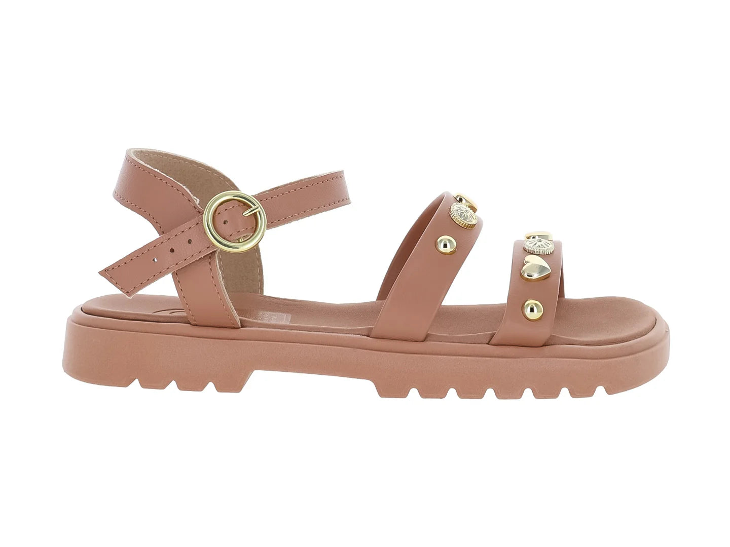 Sandalias Molekinha Color Nude para Niña