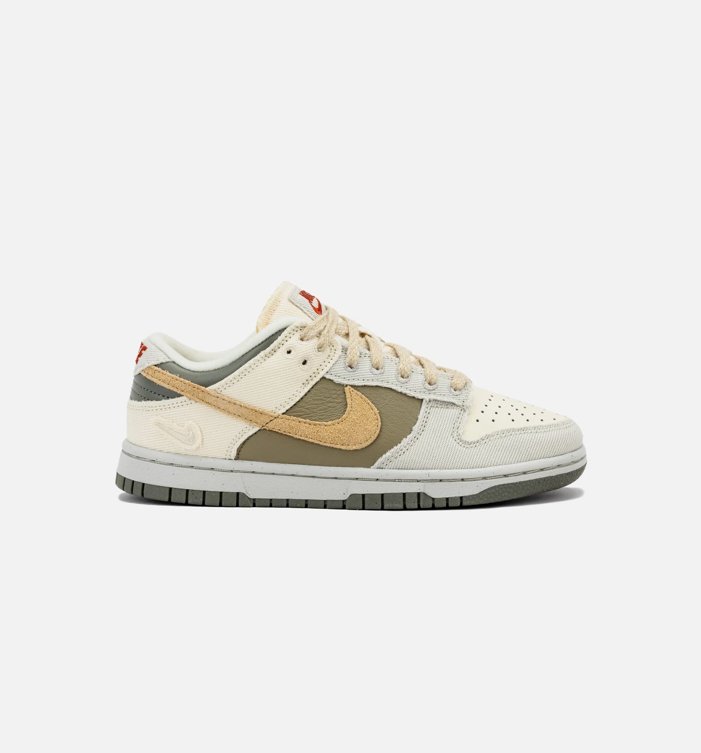 Dunk Low Womens Lifestyle Shoe Coconut Milk Sesame Alabaster Light Bone Neutral Olive