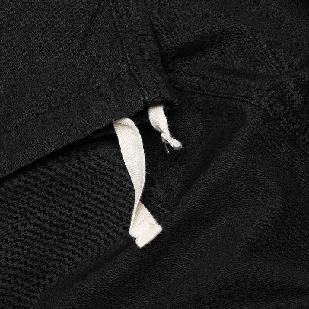 Ripstop Cargo Beach Pant Black