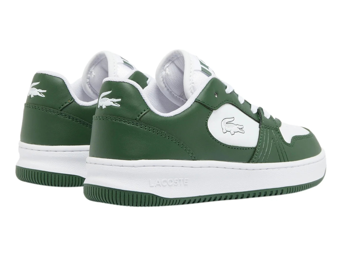 Tenis Lacoste L001 Set Verde y Blanco para Niño