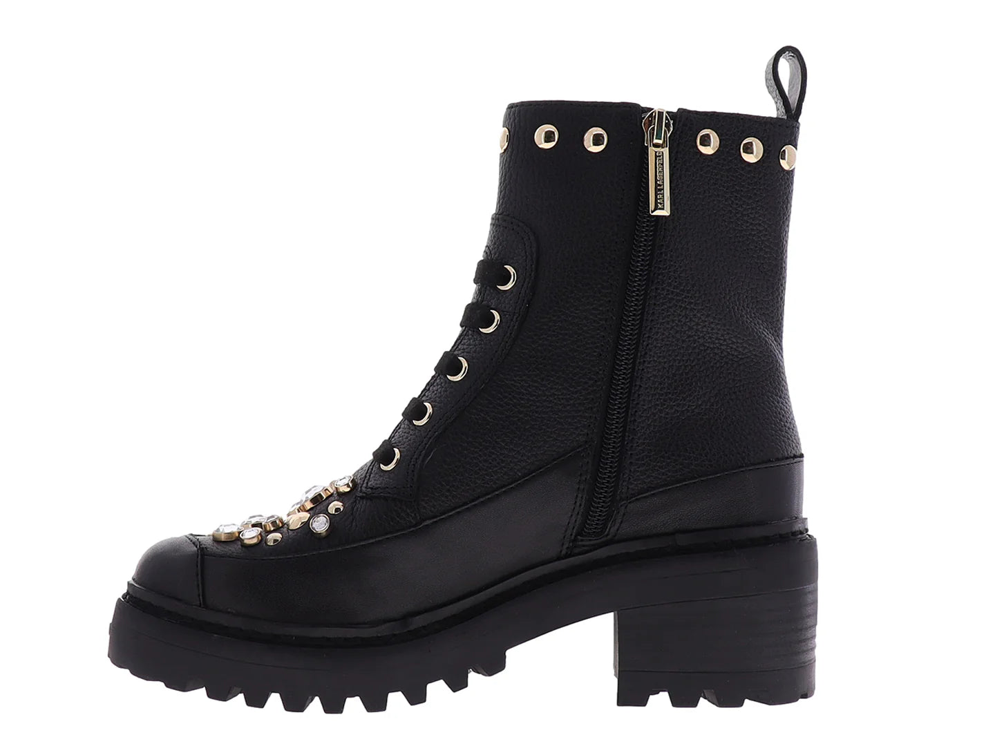 Botines Combat Karl Lagerfeld Negro para Mujer