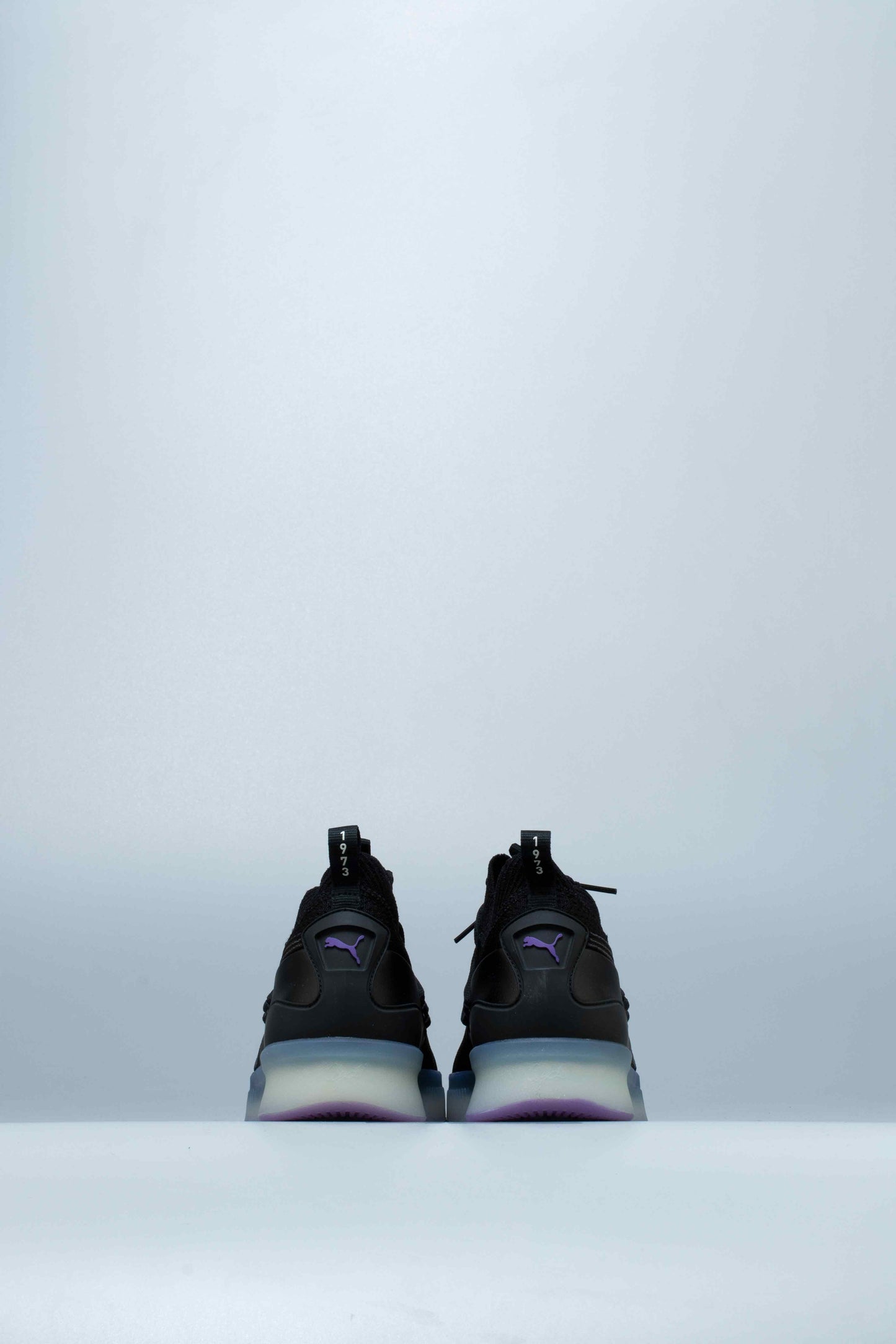 Clyde Court Purple Glow Mens Shoes Black Purple