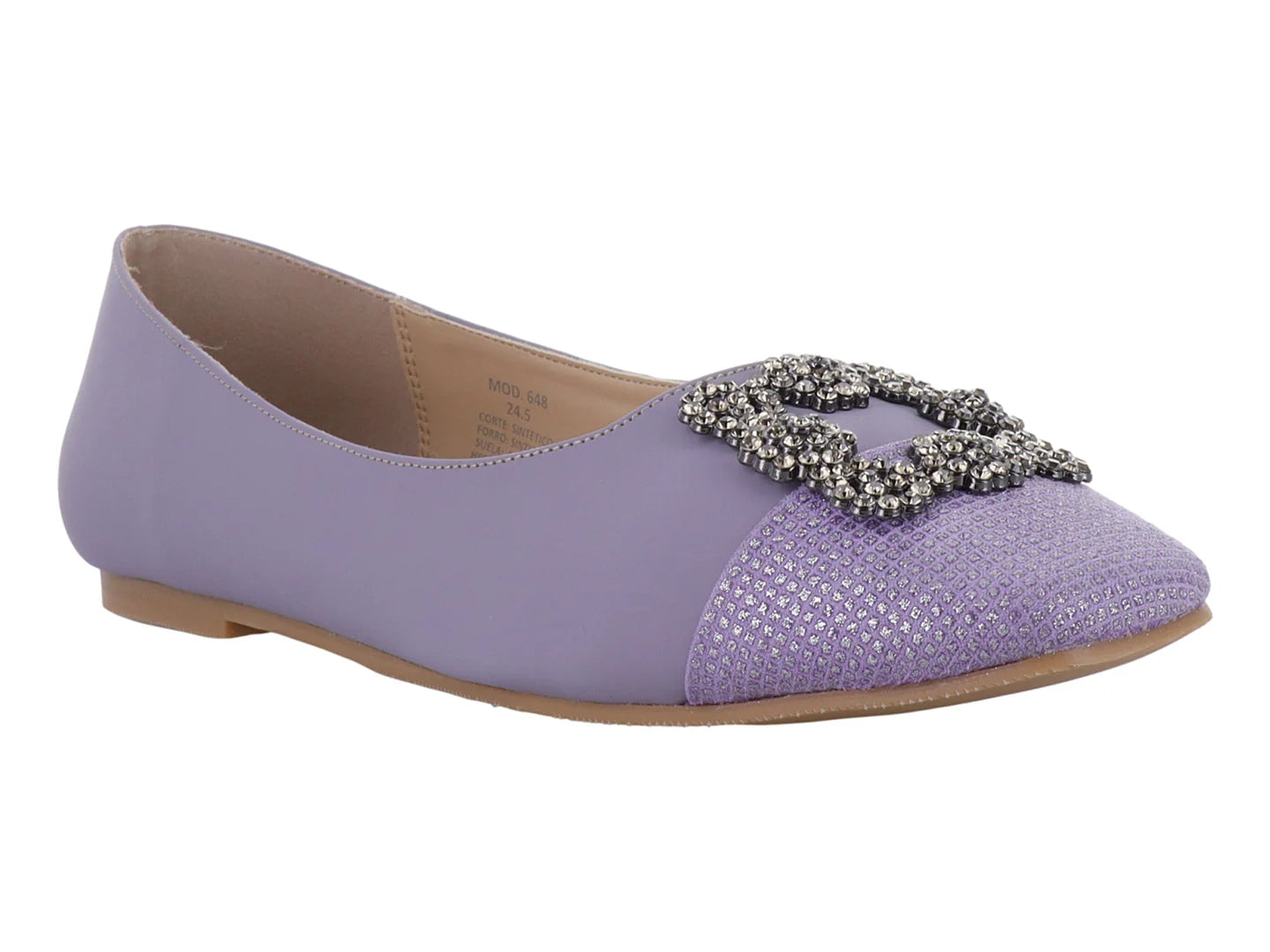 Zapatos Flats Donova Color Malva para Mujer