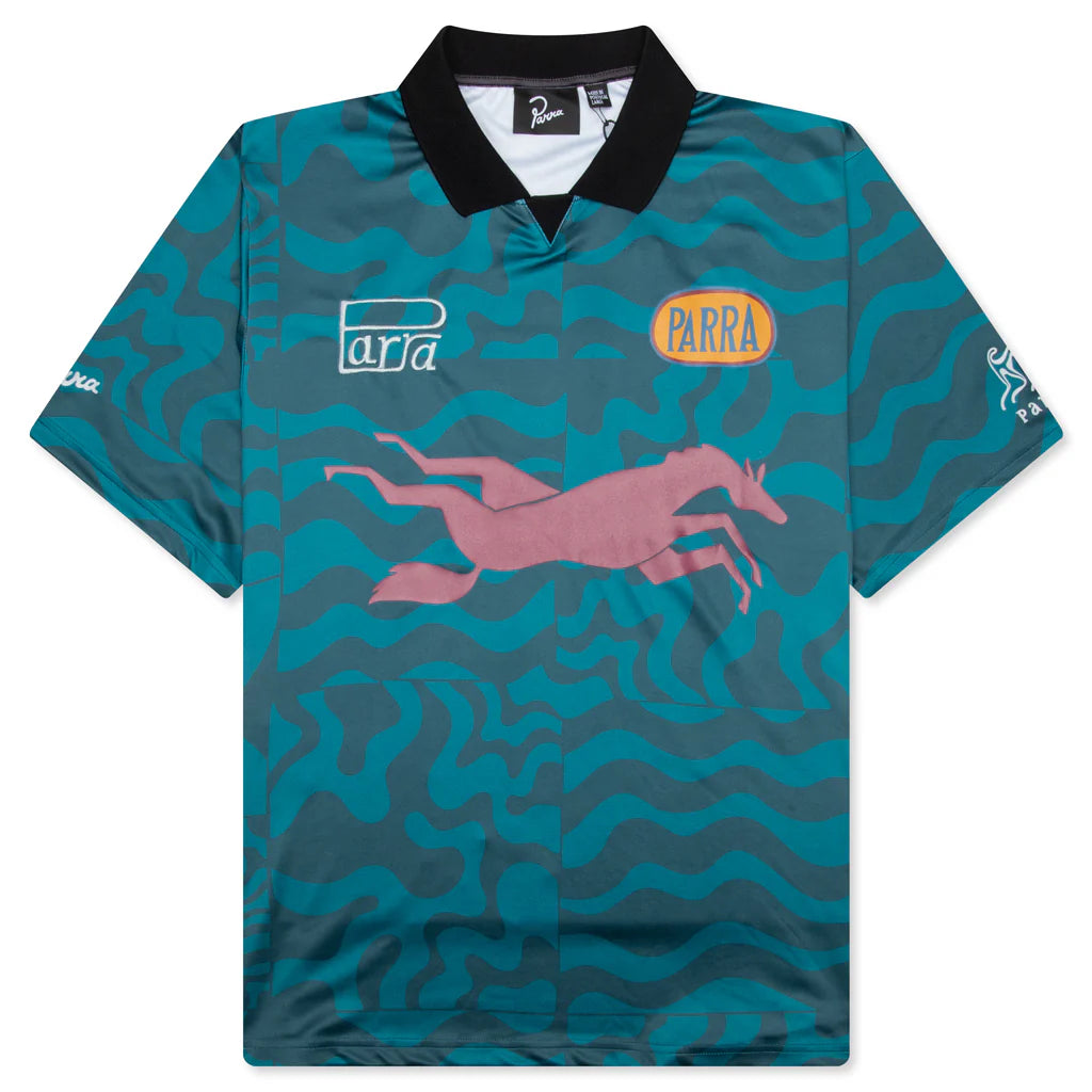 Sports Flage Polo Shirt Deep Sea Green
