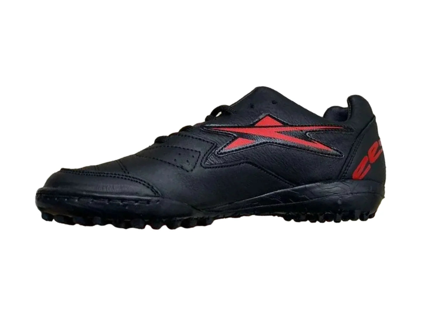 Tenis de Fútbol EESCORD Turf Negro Rojo para Hombre