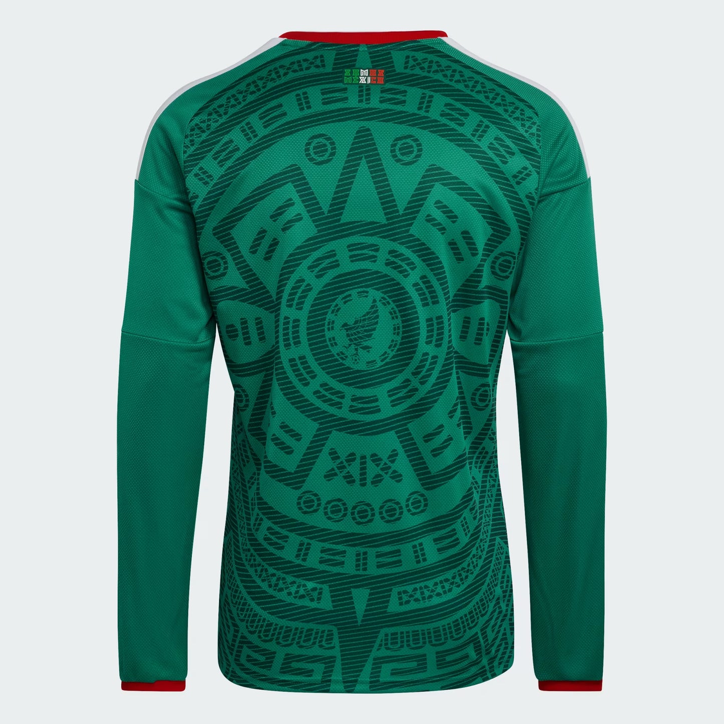 adidas Mexico Home Long Sleeve Mens Soccer Jersey 2026 Green