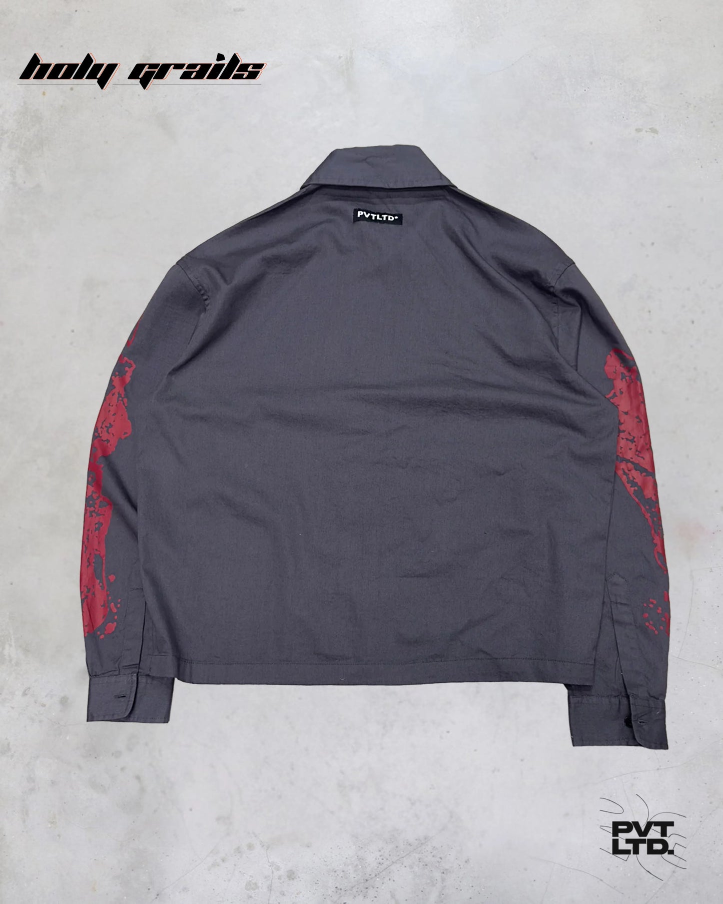 Vampires Love Grey Print Shirt HG x Pvt Ltd