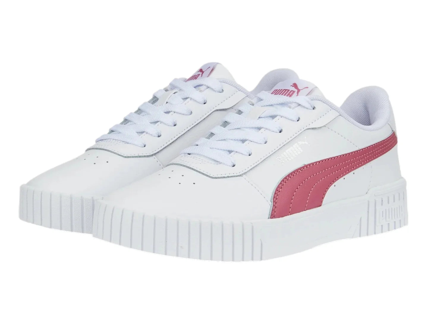 Tenis PUMA Carina 20 Blanco y Rosa para Mujer