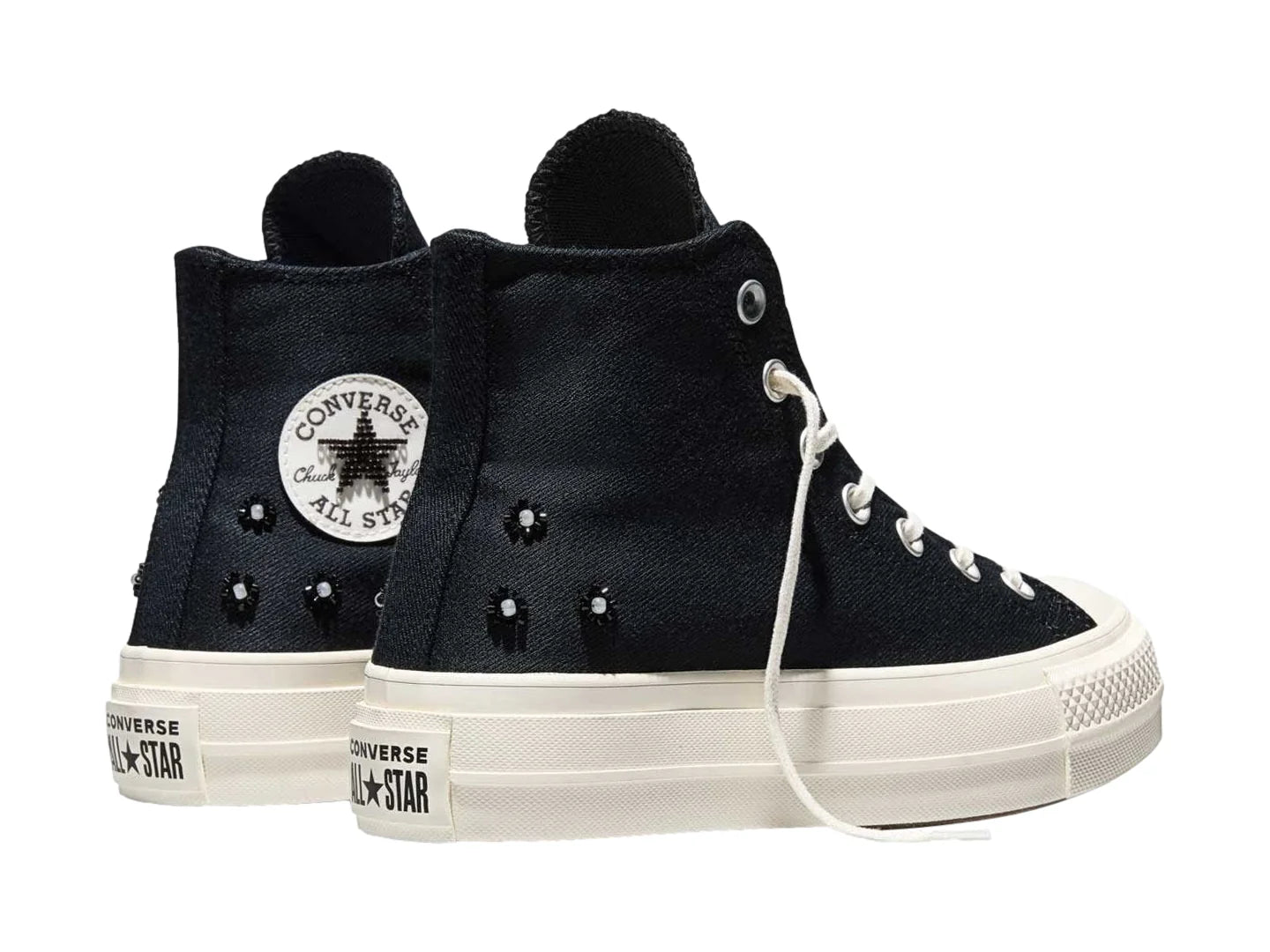 Tenis Converse CTAS Lift Platform Negro para Mujer