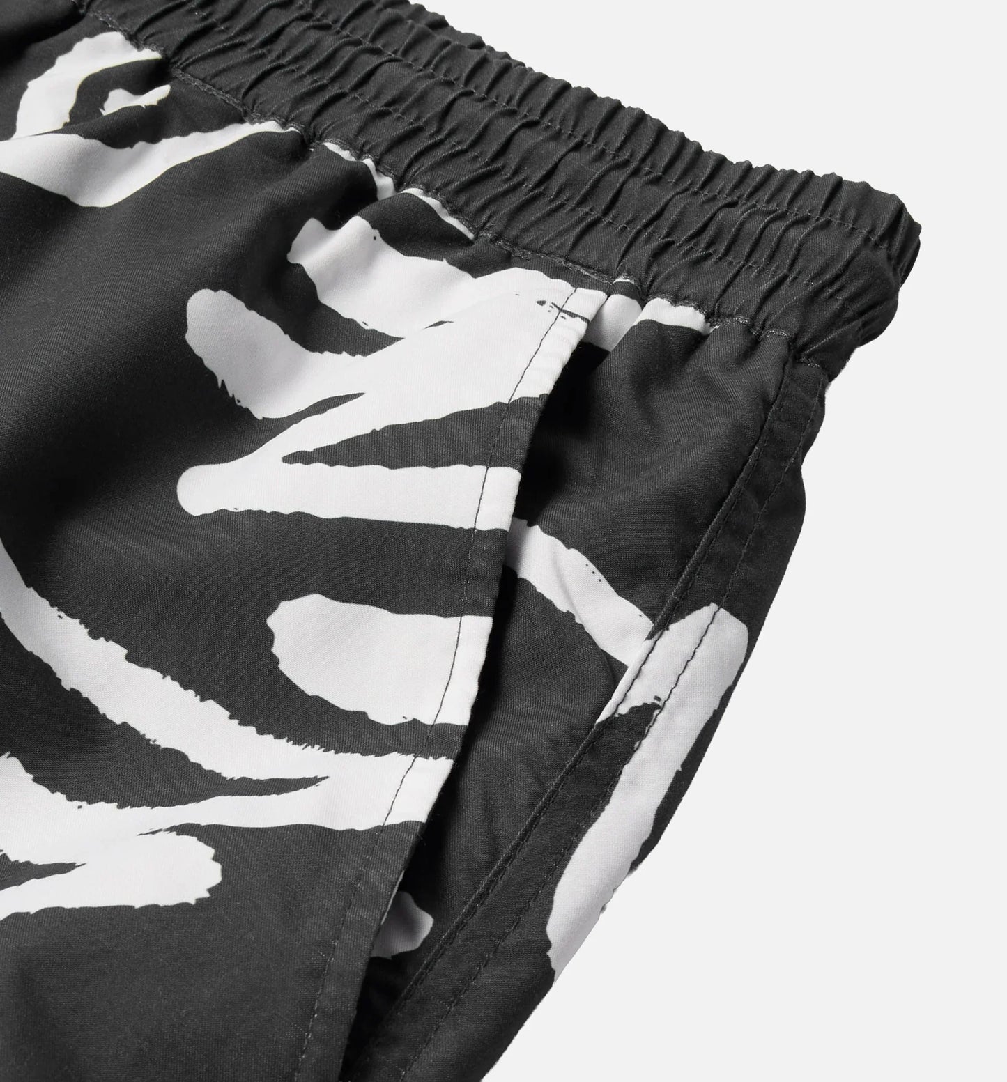 Birds Fly Free Swim Mens Short Black