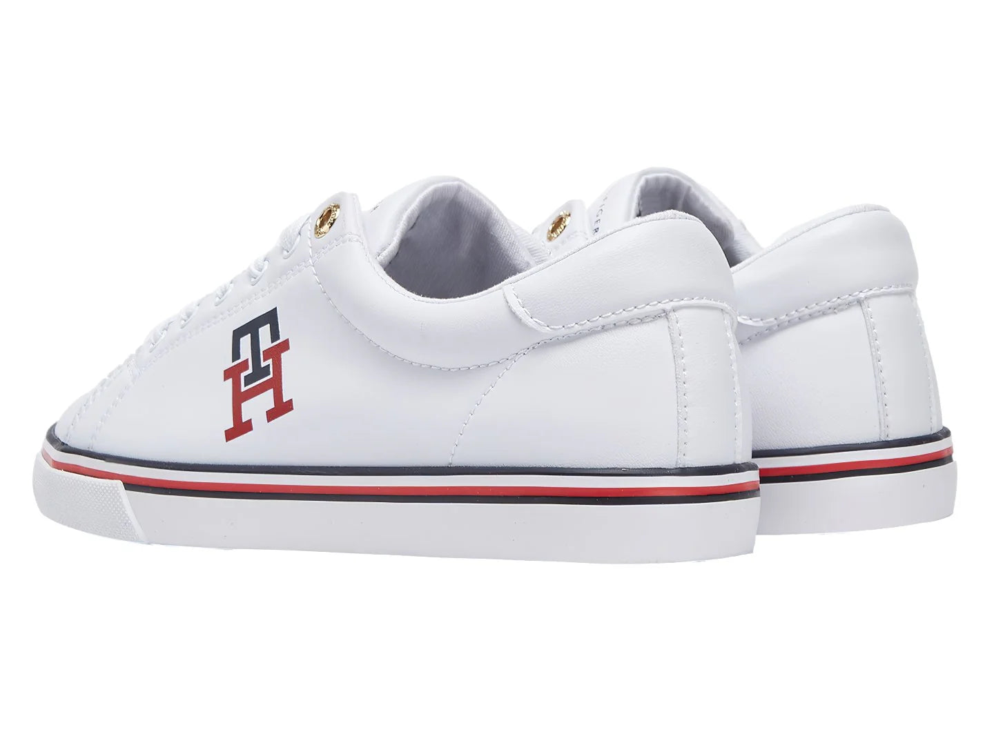 Tenis Tommy Hilfiger Easy Monogram Blancos para Mujer