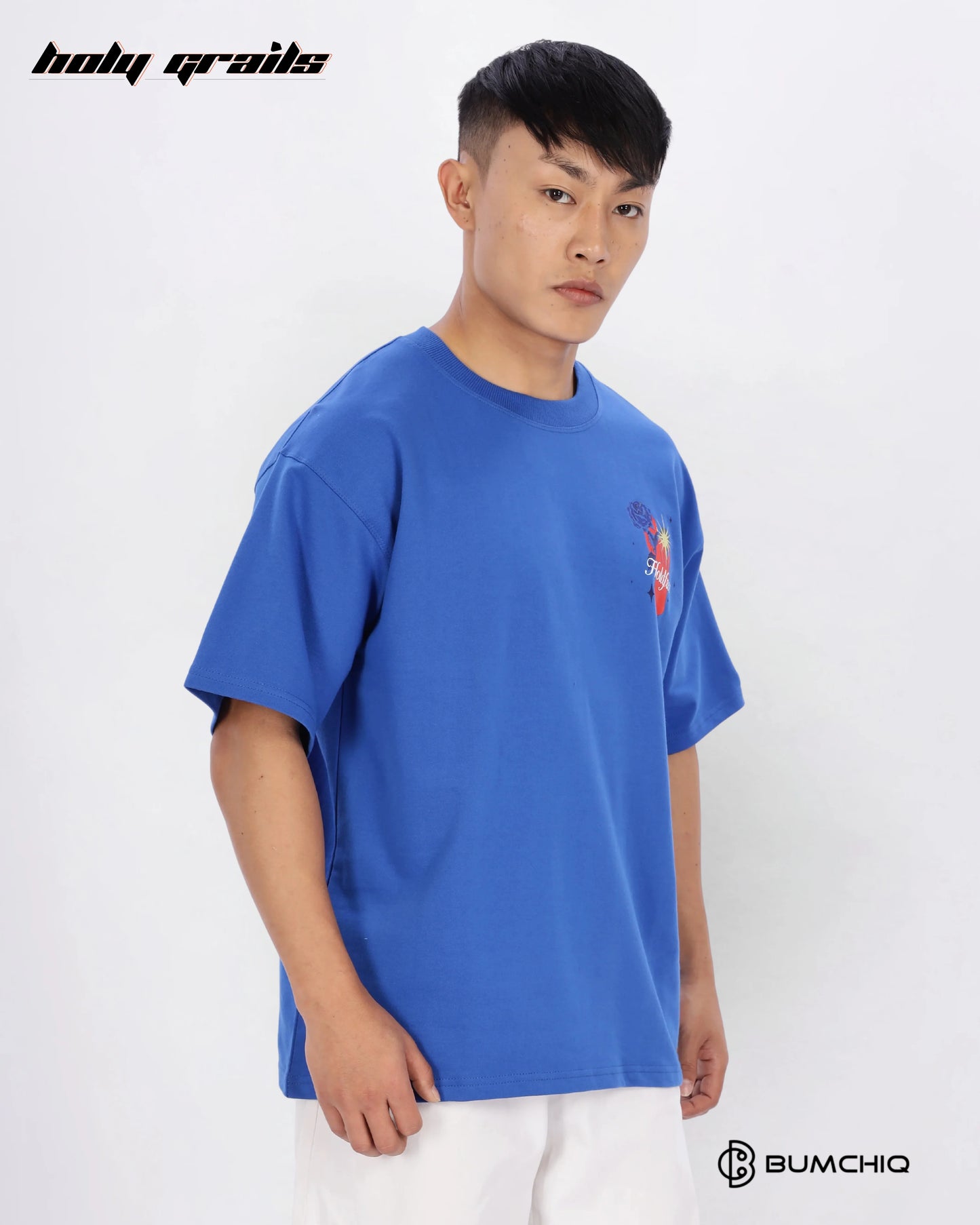 Solo Bitch Blue Oversize Tee HG x Bumchiq