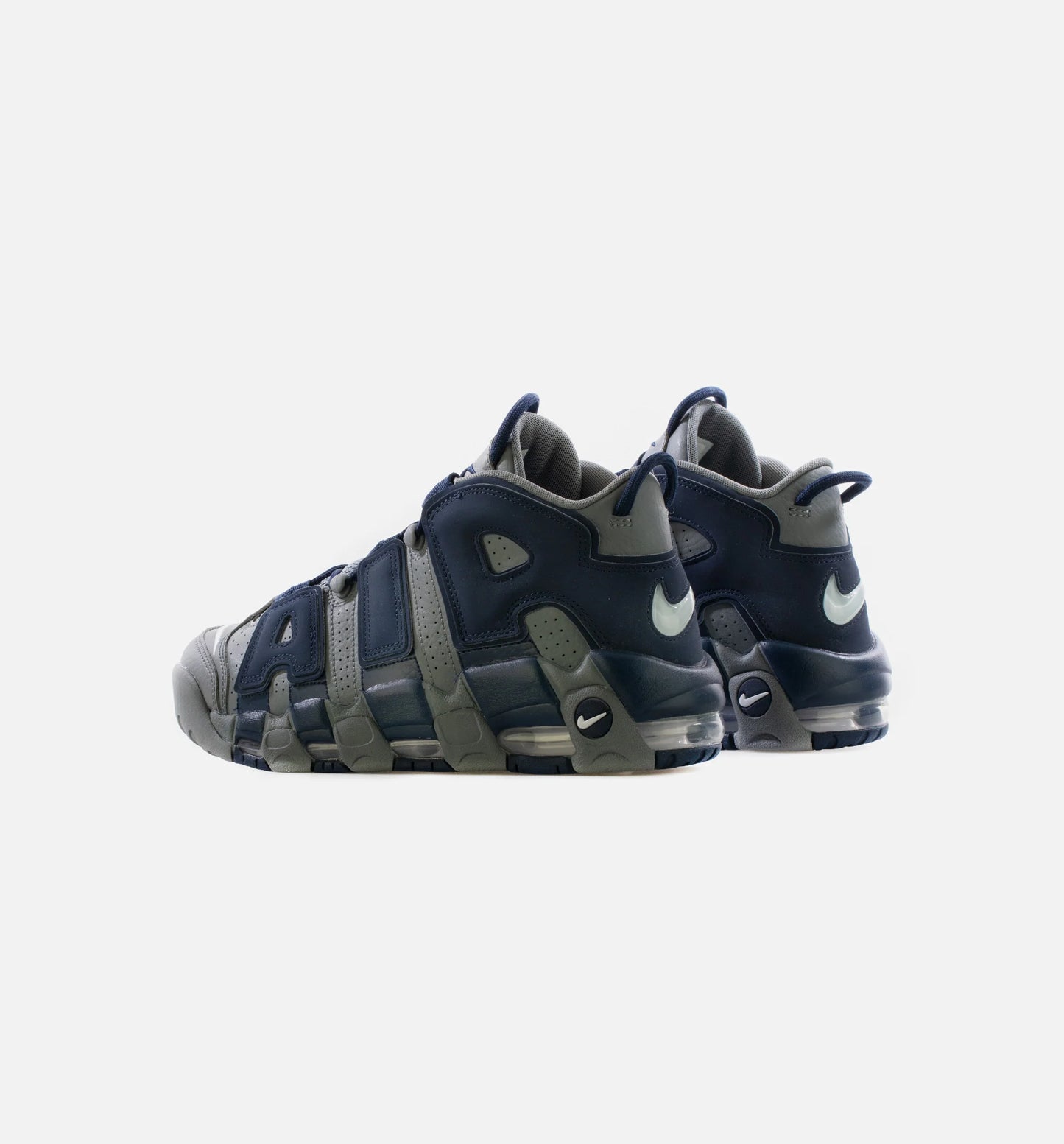 Air More Uptempo 96 Mens Basketball Shoe Cool Grey White Midnight Navy