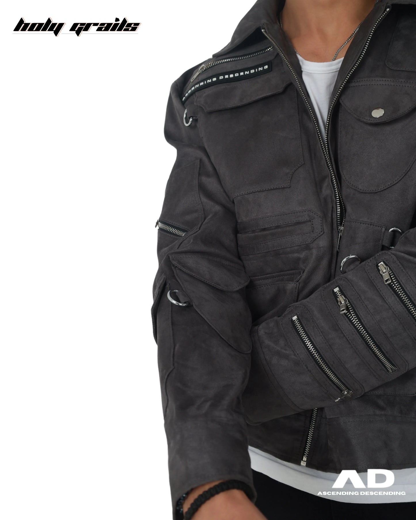Dirty Money Suede Jacket HG x Ascending Descending