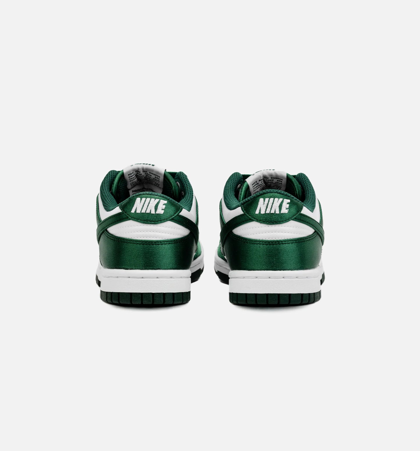 Dunk Low Satin Green Womens Lifestyle Shoe White Green Free Shipping