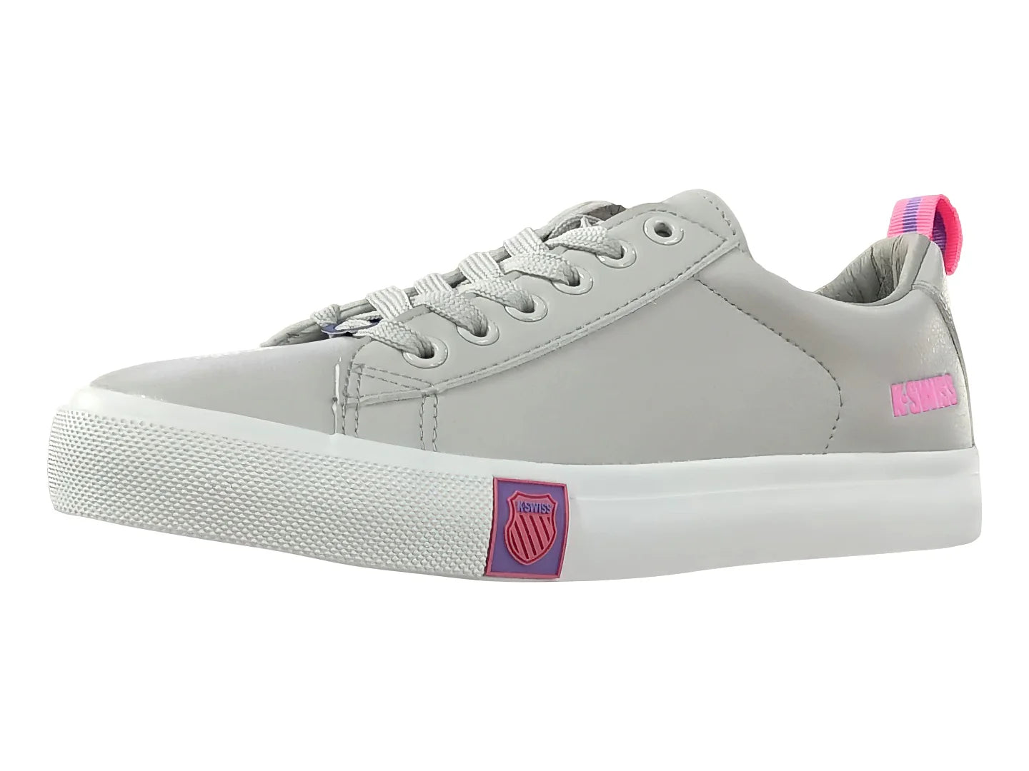 Tenis K SWISS Trinity Gris y Blanco para Mujer