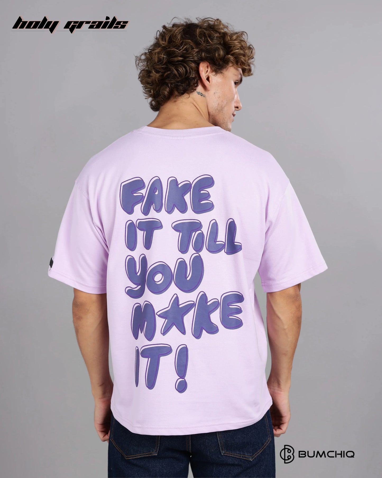 Fake Make Pink Oversize Tee HG x Bumchiq