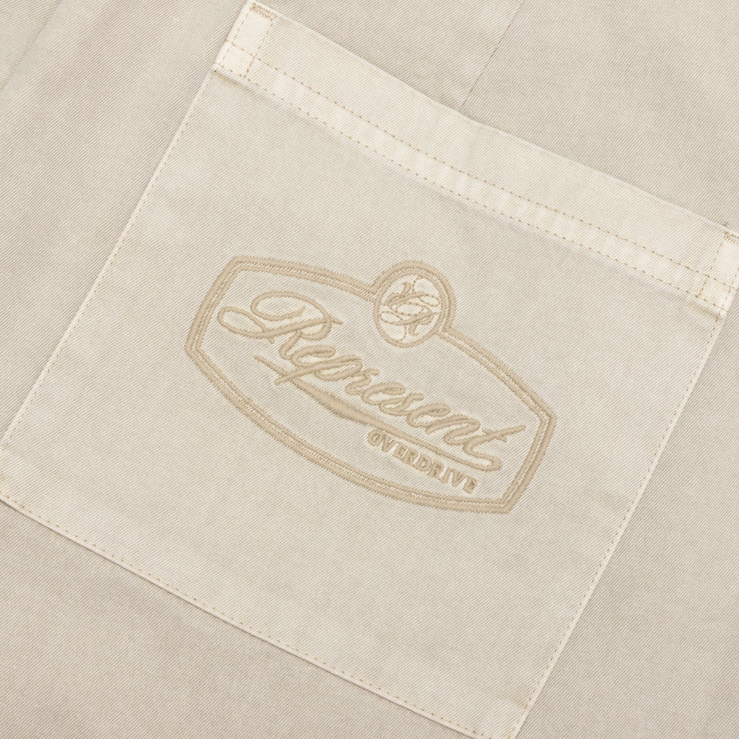 Cotton Tailored Short Beige