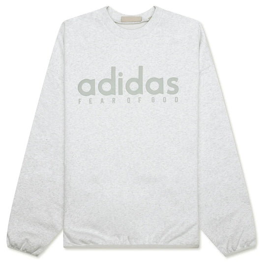 Fear of God Athletics x Adidas Cotton Fleece Crewneck Light Heather Grey