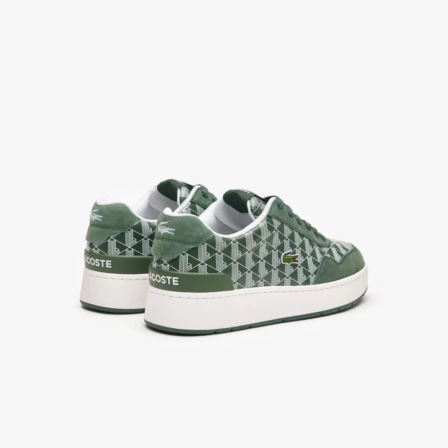 Baskets Lacoste Court Master Monogram Vert Blanc
