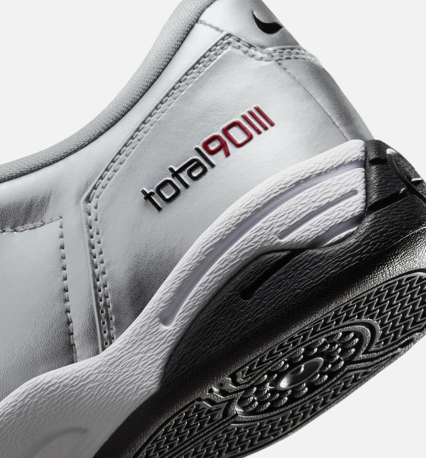 Total 90 Womens Lifestyle Shoe Metallic Silver University Red White Black