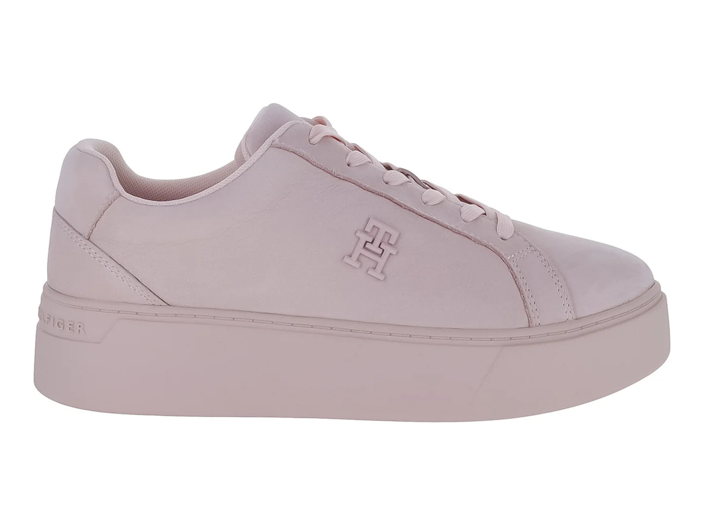 Tenis Tommy Hilfiger Platform Court Rosa para Mujer