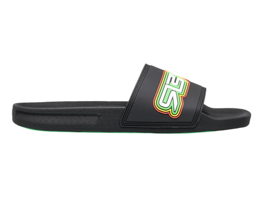 Sandalias Quiksilver Rivi Wordmark Slide II Negro para Hombre