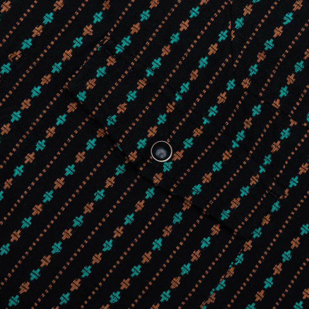 Tribute Western Button Up Black