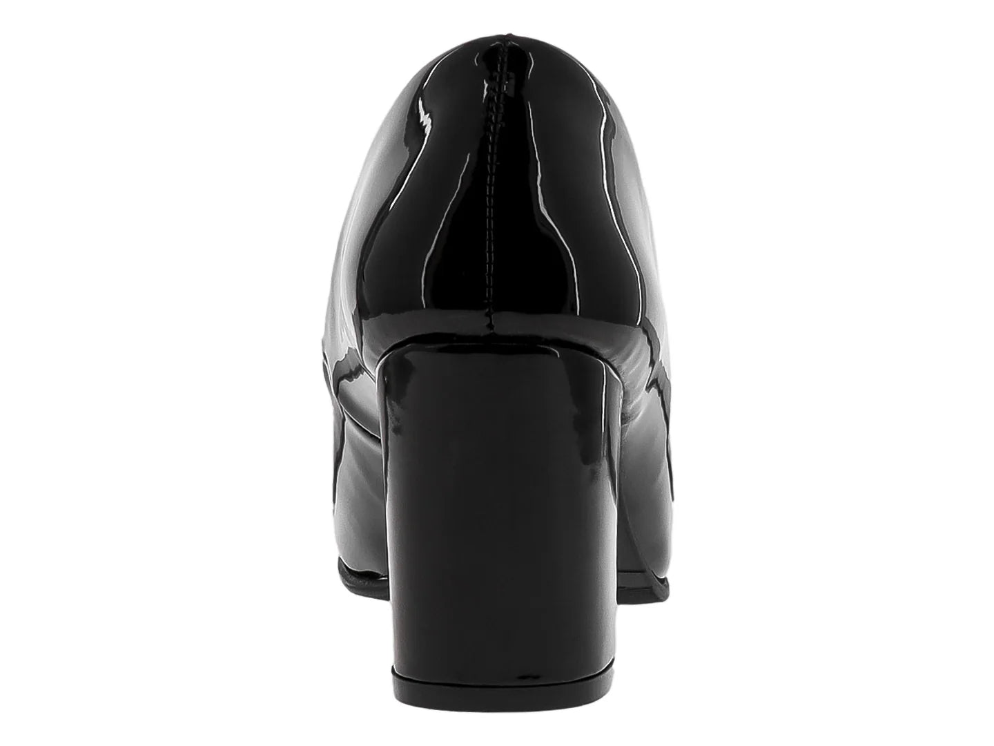 Zapatillas Luna Rosa Negro Charol para Mujer