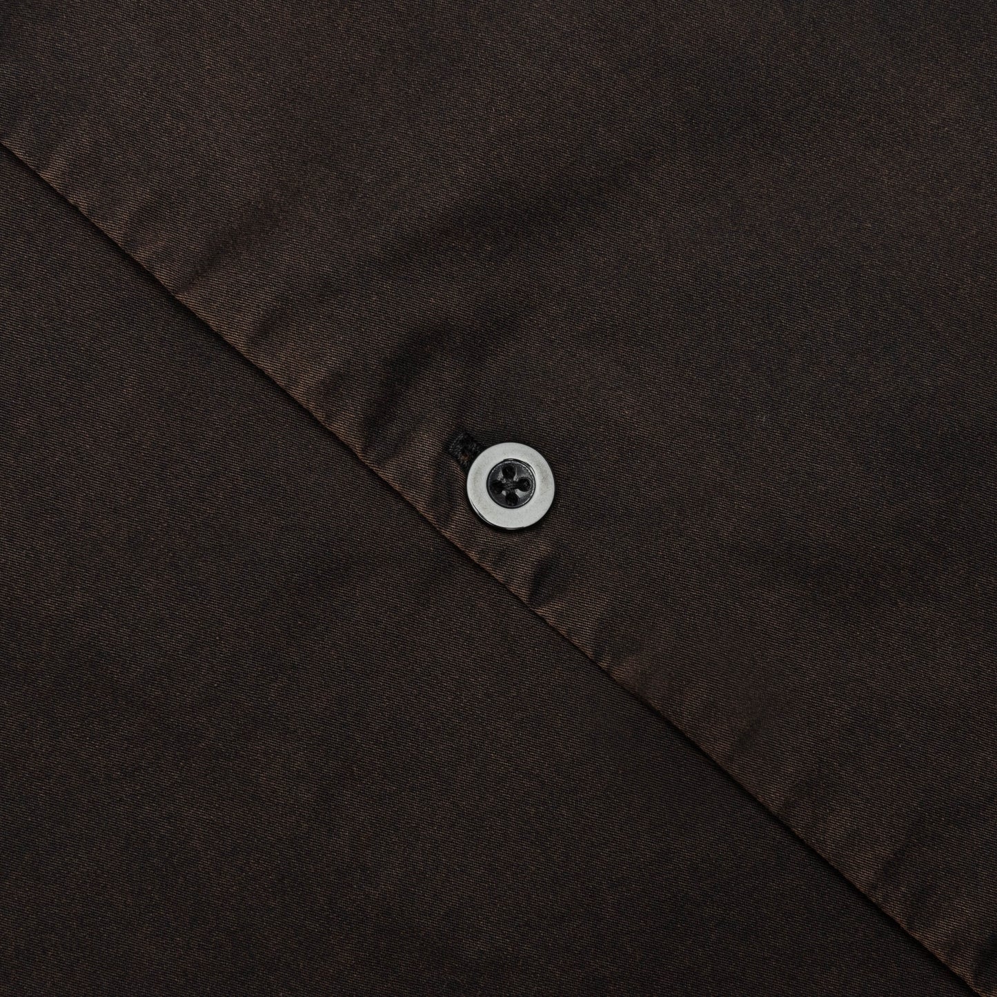 Script Camp Collar Shirt Jet Black