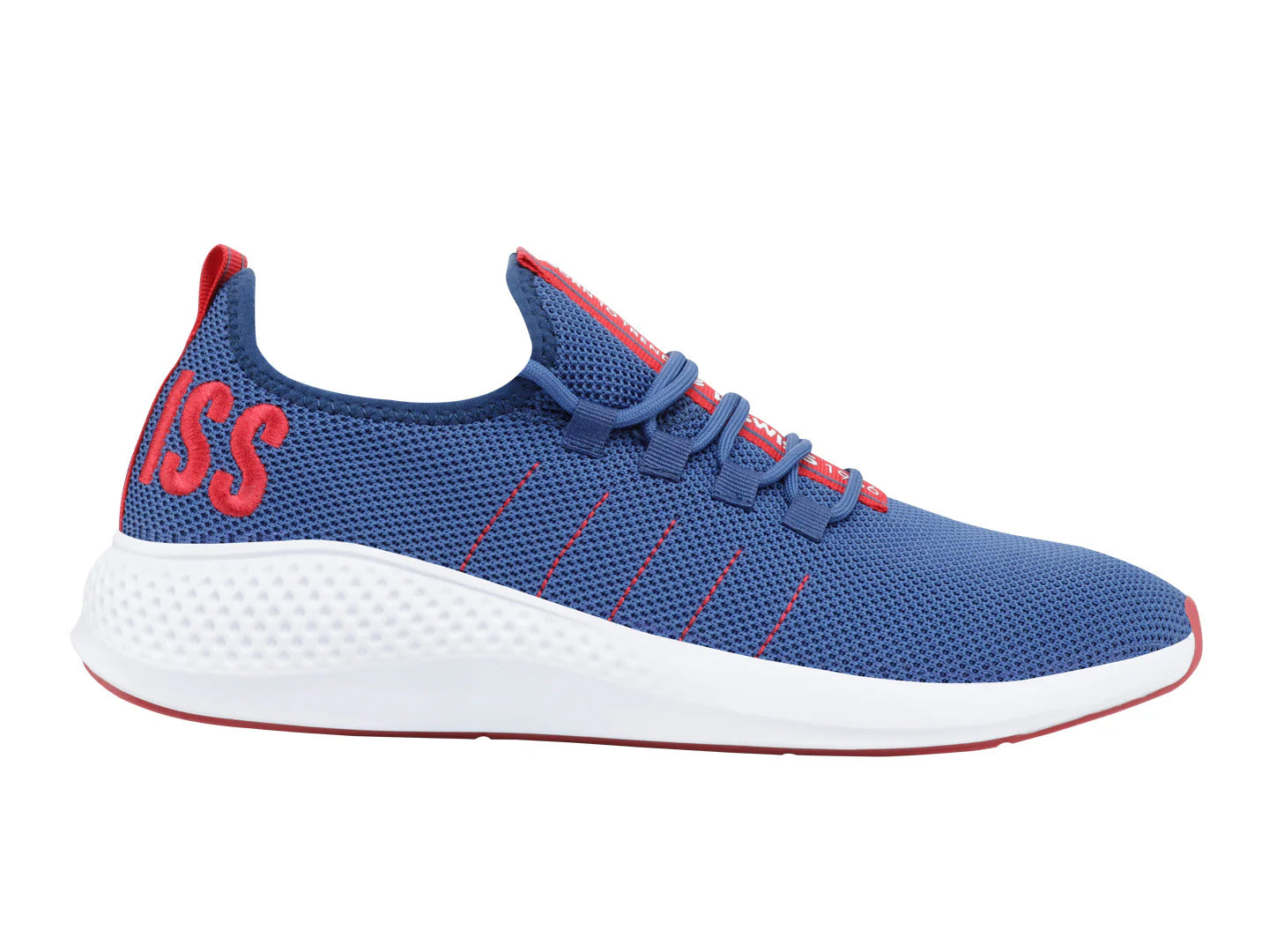 Tenis K Swiss New Flanagan Azul Marino y Rojo para Hombre