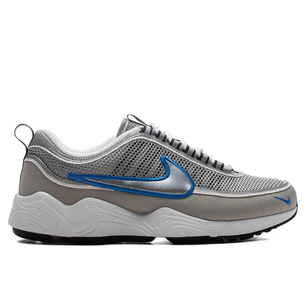 Air Zoom Spiridon SP Metallic Silver Signal Blue White