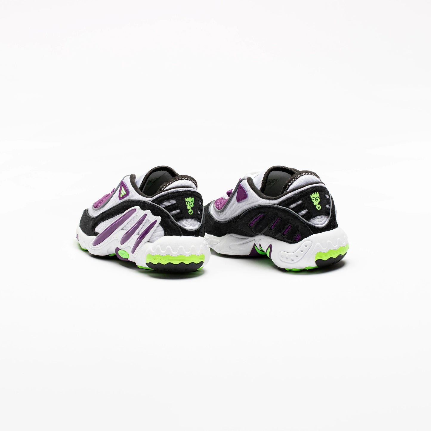 FYW 98 Mens Running Shoe White Black Solar Green Glory Purple