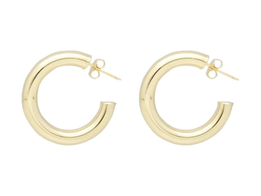 Aretes Argollas ROZE Dorado para Mujer