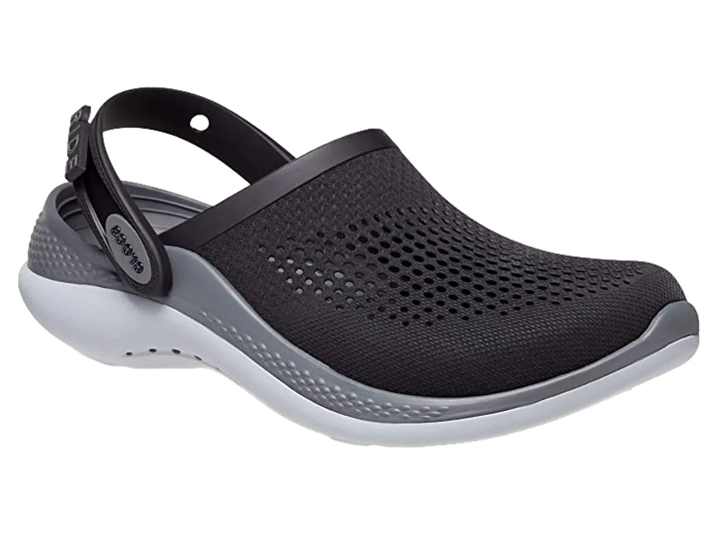 Zuecos Crocs LiteRide 360 Negro y Gris para Hombre