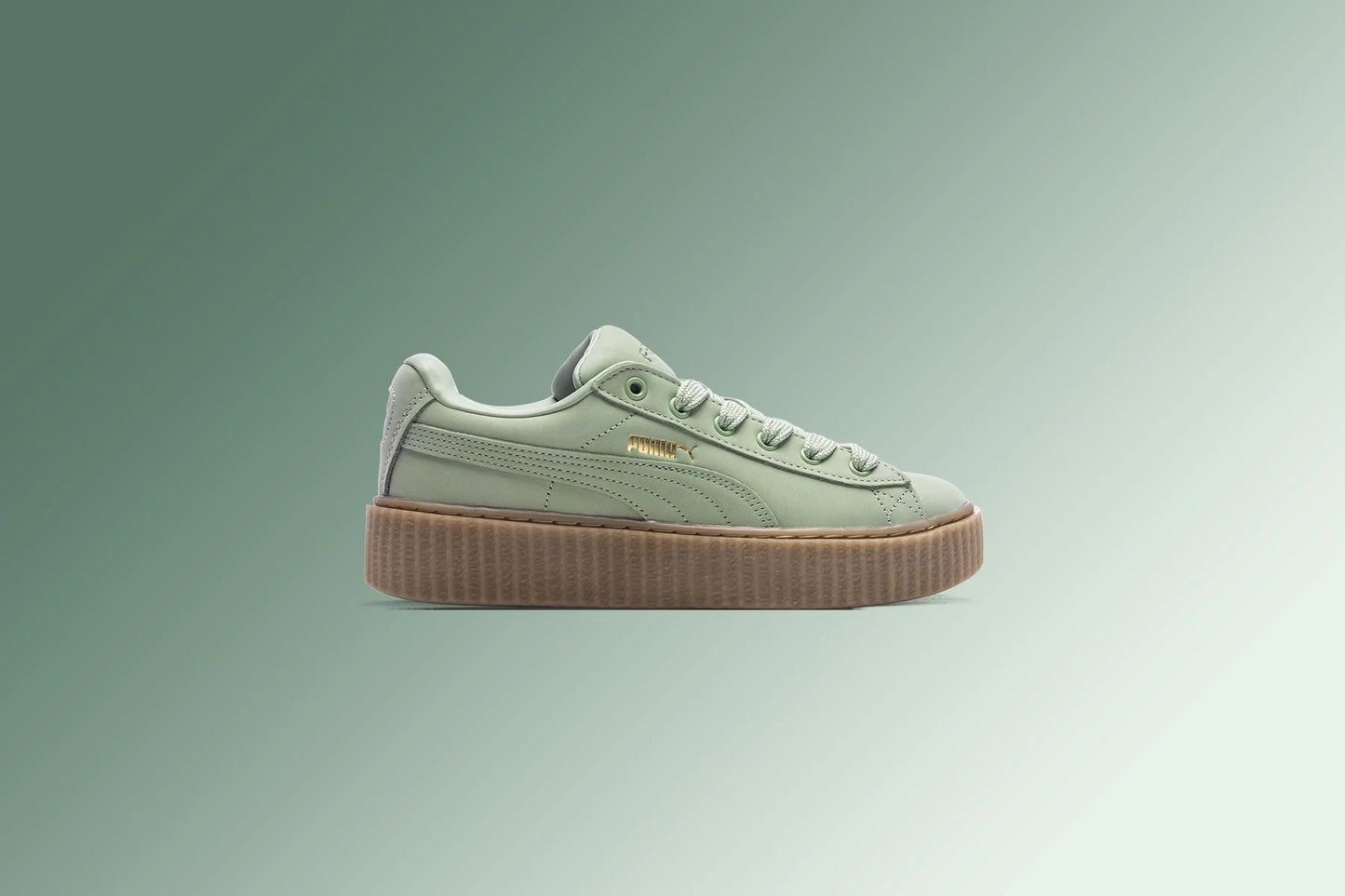 Puma x Fenty Womens Creeper Phatty Nubuck Green Fog