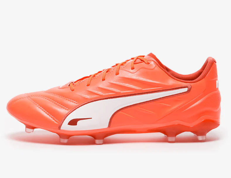 PUMA King Pro FG AG FG AG Firm Multi Ground Soccer Cleats Red