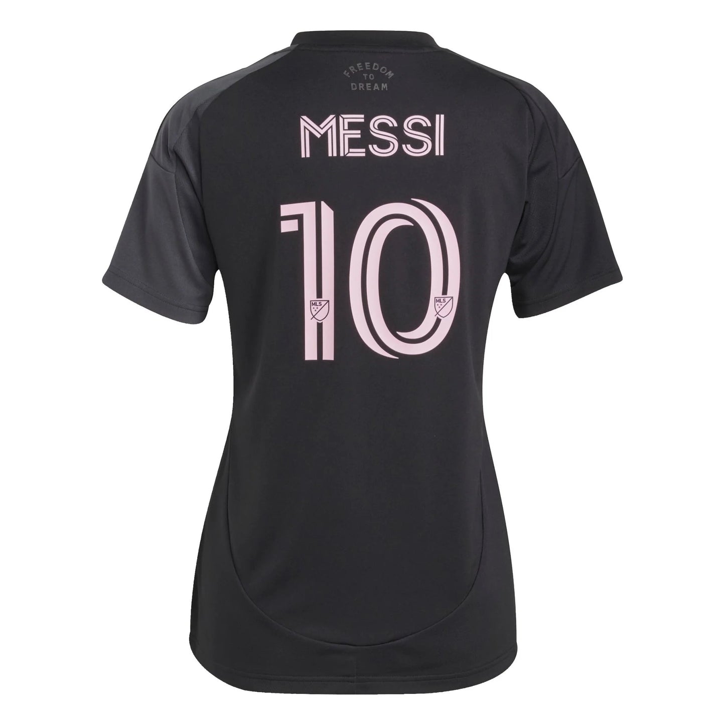 adidas Womens Inter Miami CF Messi Away Jersey 25 26 Black