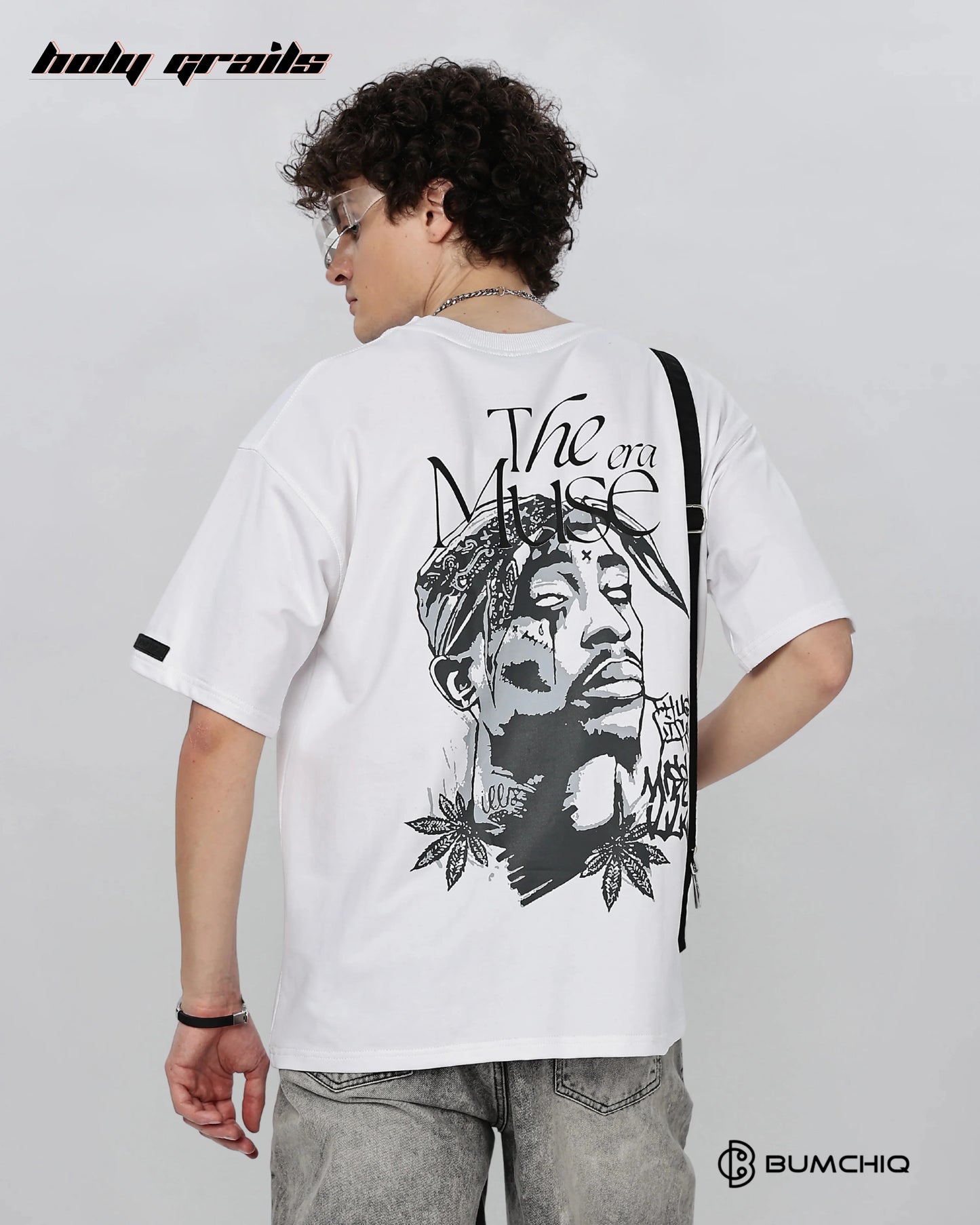 Muse Era White Oversize Tee HG x Bumchiq