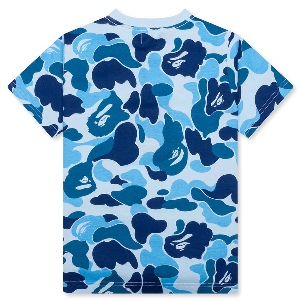 Kids ABC Camo Busy Works Tee Blue