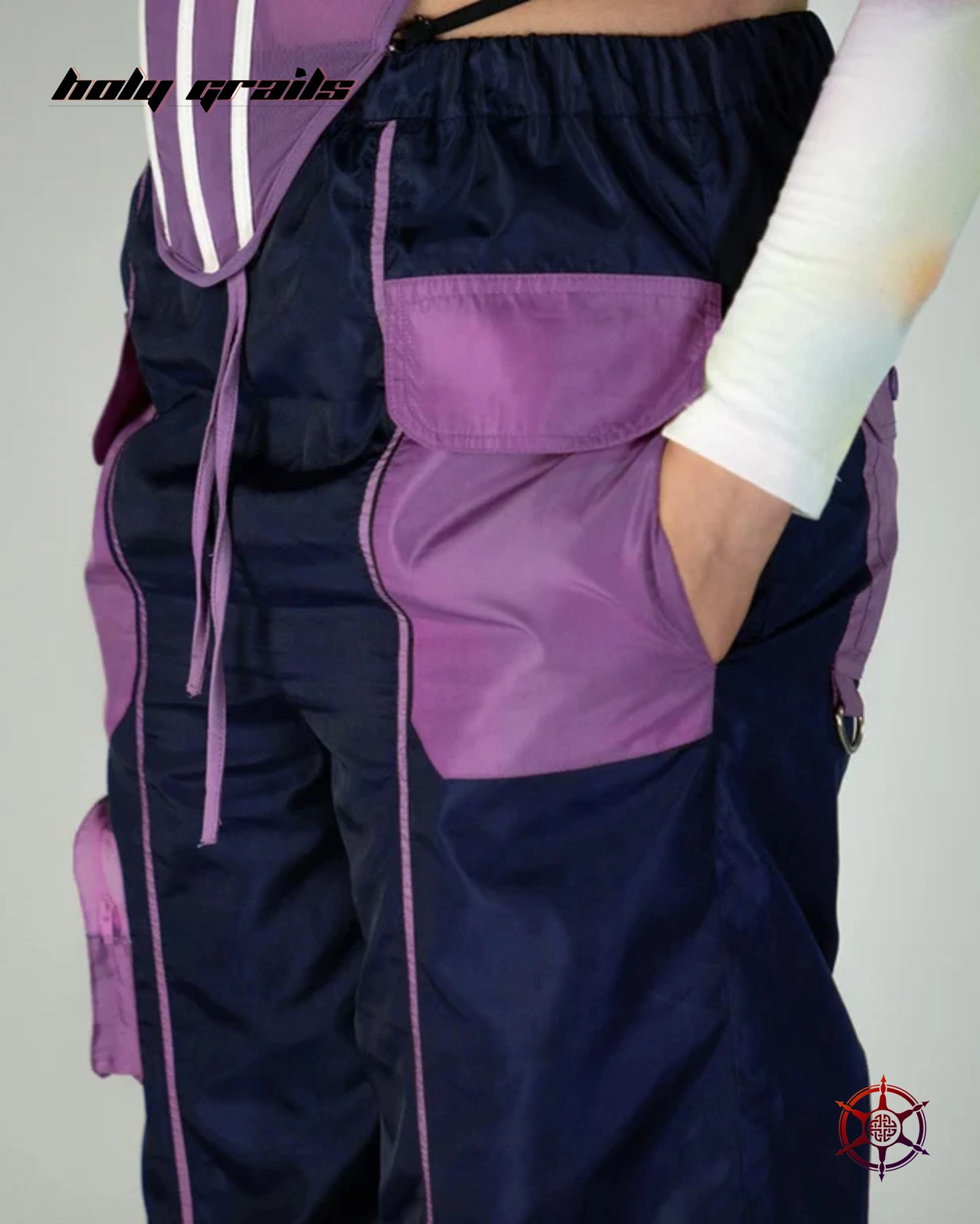 Marine Plum Volume Pants HG x Duskin