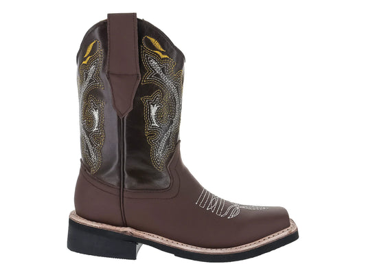 Botas Vaqueras Jinetitos Café Claro para Niño