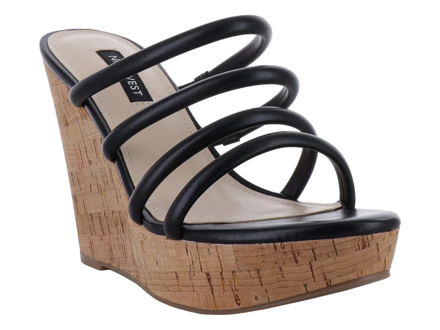 Sandalias Nine West Negro para Mujer