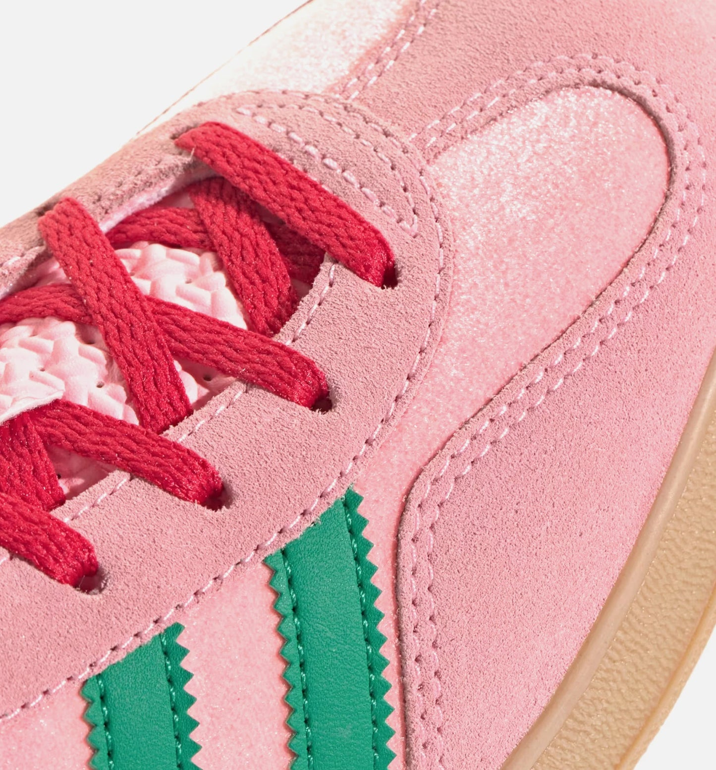 Gazelle Indoor Womens Lifestyle Shoe Court Green Glow Pink Gum