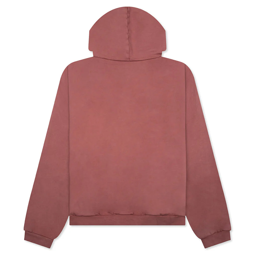 Heavy Fleece Hoodie Crimson