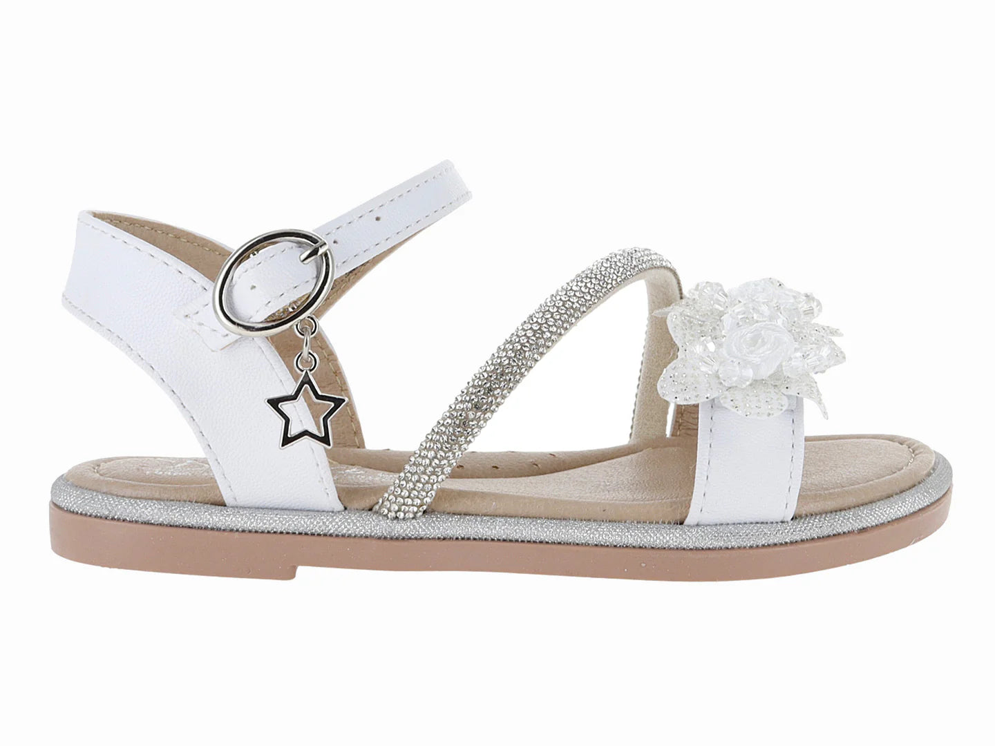 Sandalias Divitas Blanco para Niña