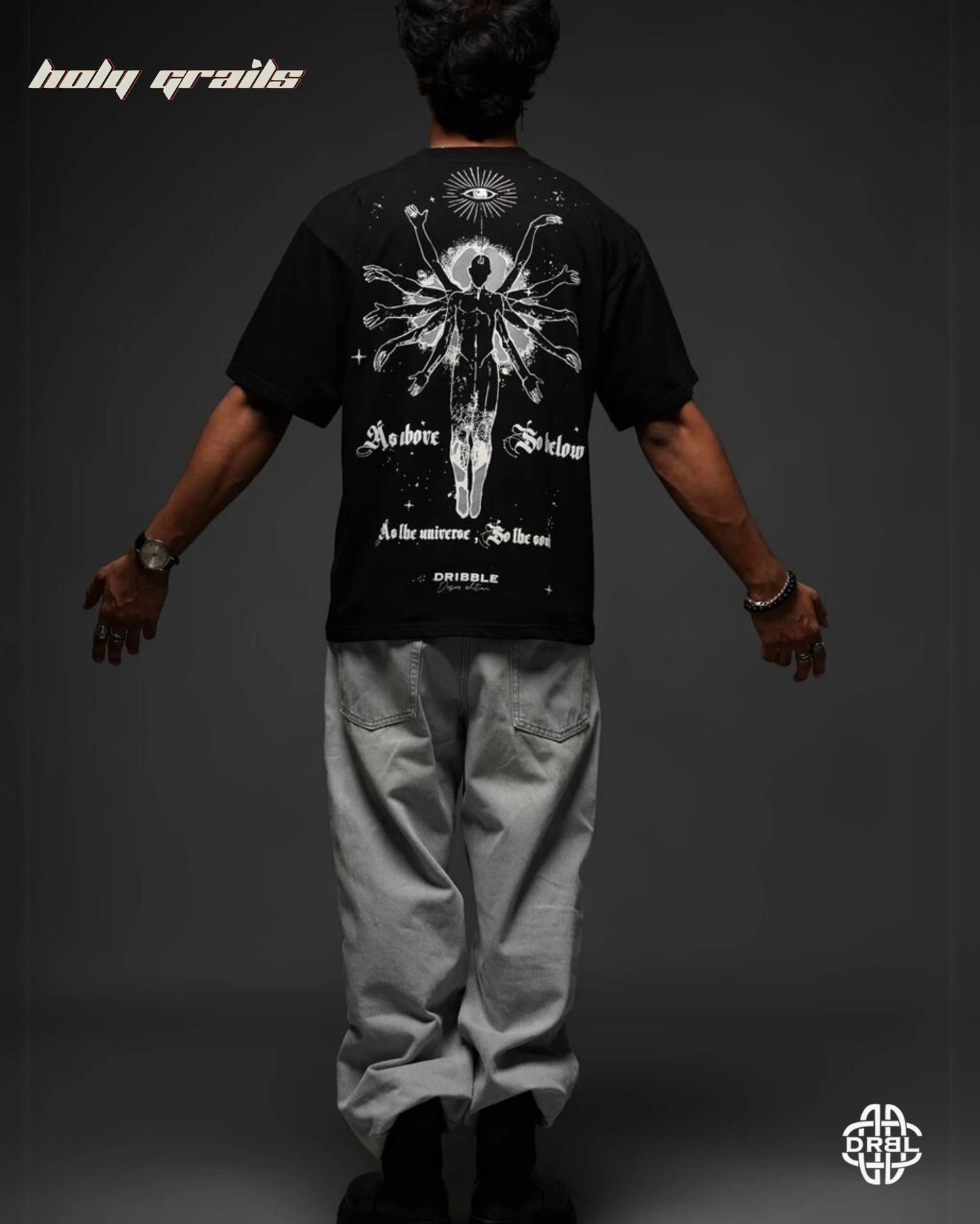 Interstellar Soul Black Tee HG x DRBL