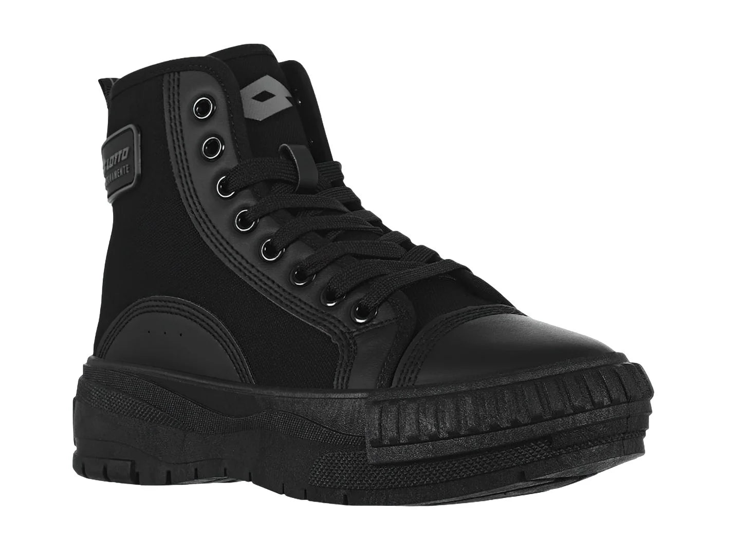 Tenis Lotto Ruvin Negro y Blanco para Mujer